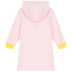 Girls Pink Elephant Hooded Dress, 1, hi-res